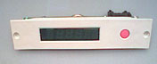 Индикатор КУ ТРК ПИЛОТ-11.2 - вид спереди. Габариты 185 х 40 мм.